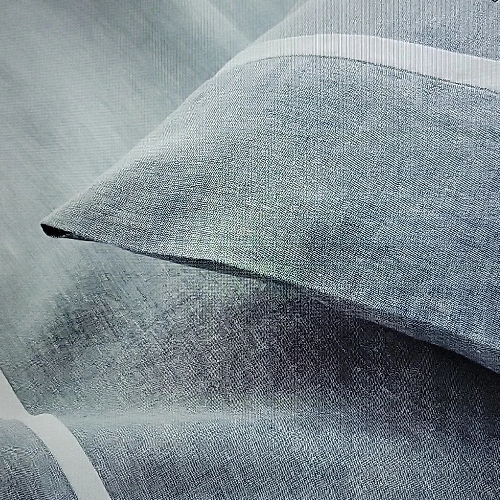 Pottery Barn Belgian Flax Linen Flange Pillowcases Set Of 2